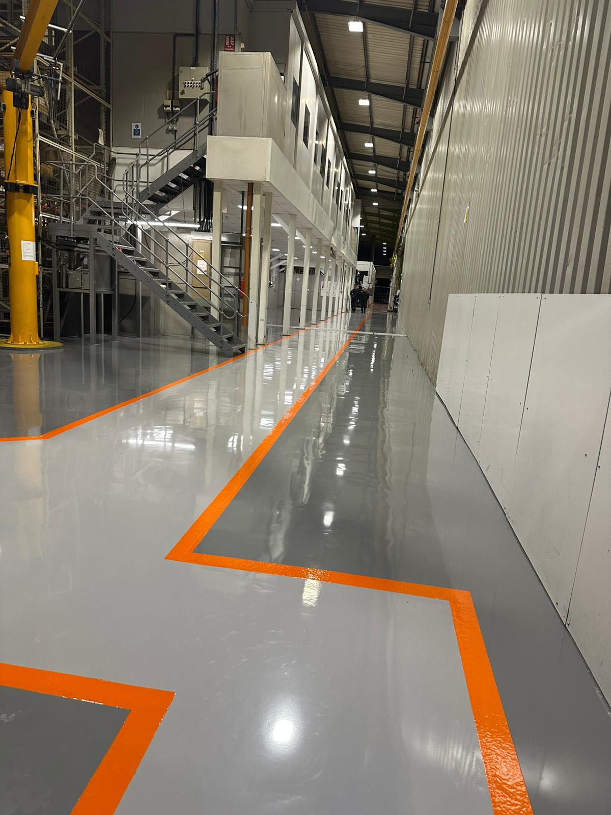 Industrial Epoxy Flooring Installation for a Leading Manufacturer in Worcester