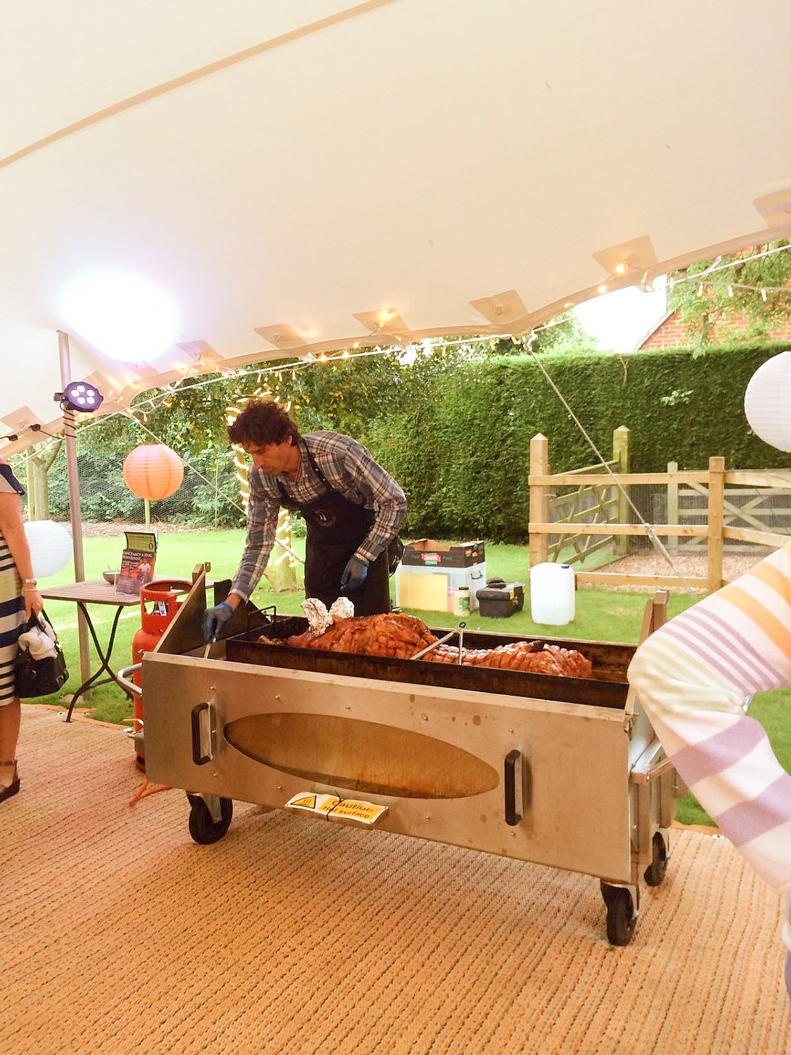 Stretch Tent Hog Roast