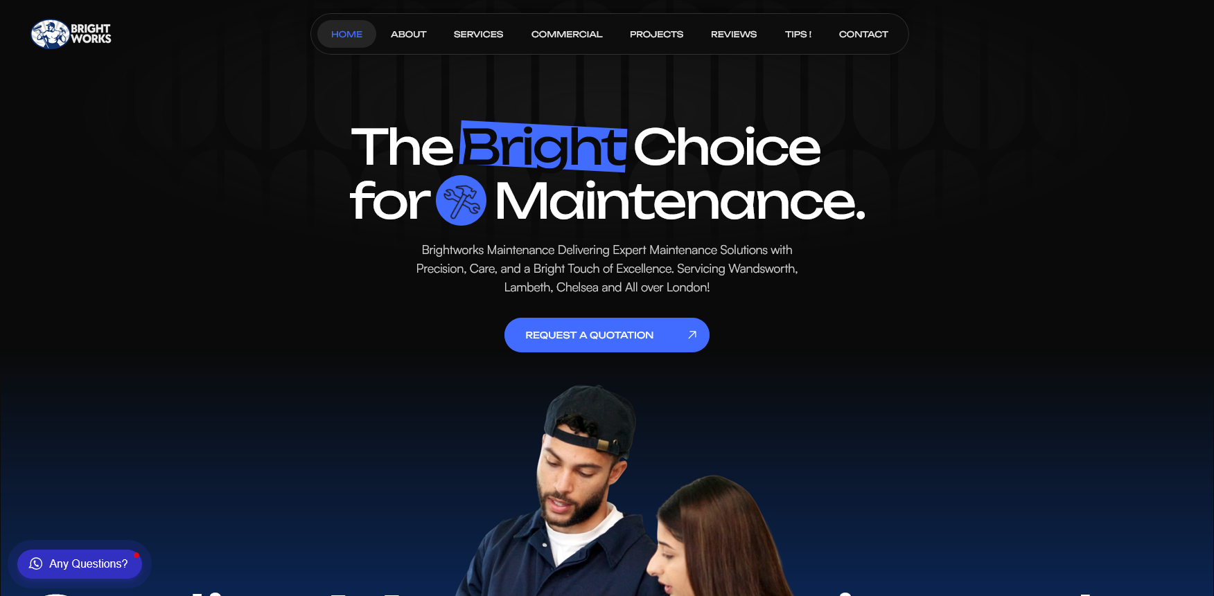 Brightworks Décor Website Screenshot 001