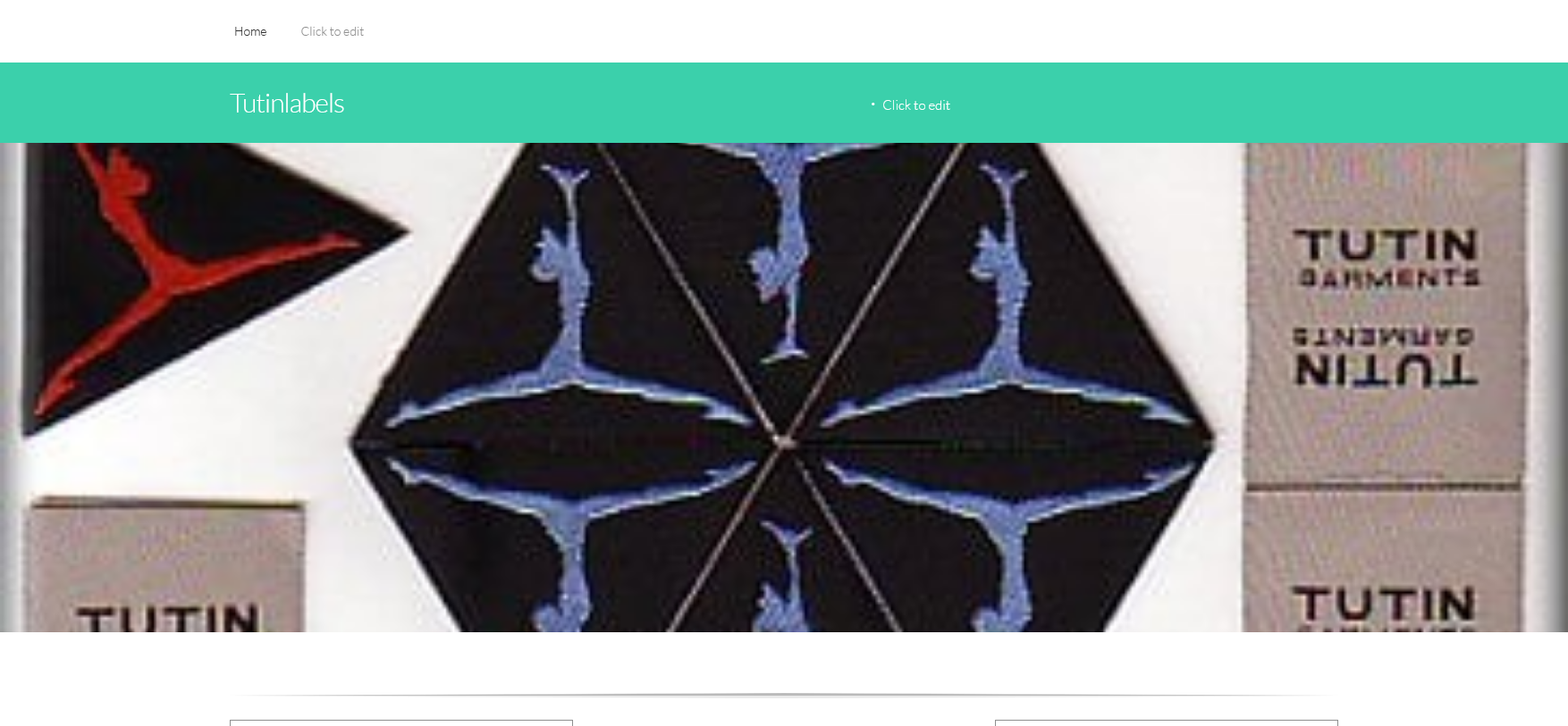 Tutin Garment Labels Website Screenshot 001