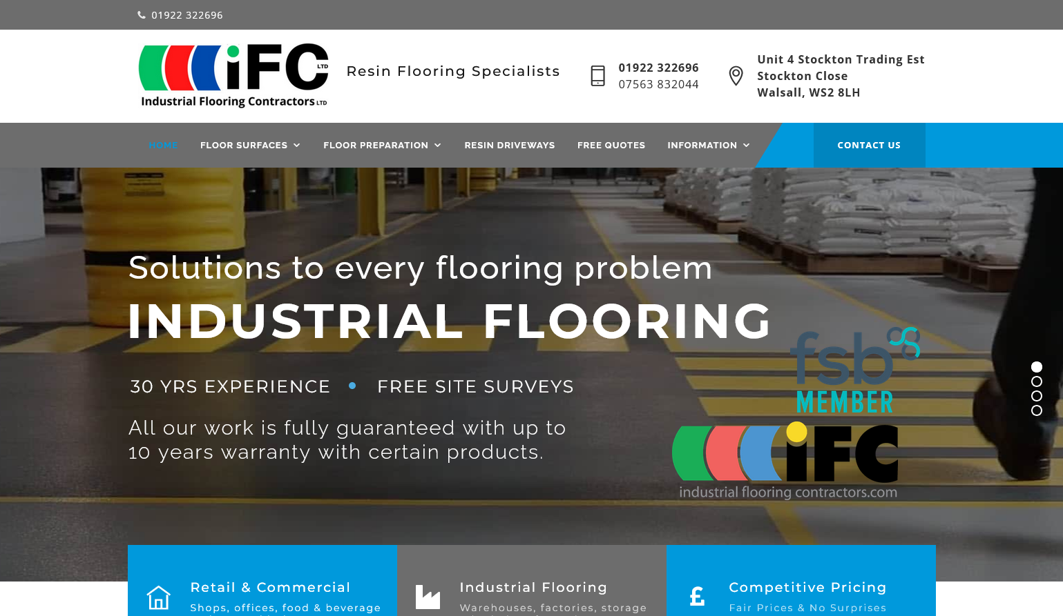 Industrial resin flooring installation providing solutions to every flooring problem