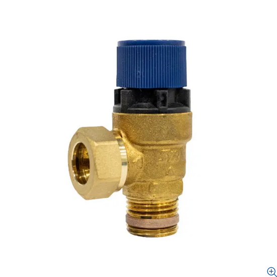 Reliance RWC 102 Series Pressure Relief Valve 1/2" M x 15mm 3.5 Bar - PREL102009