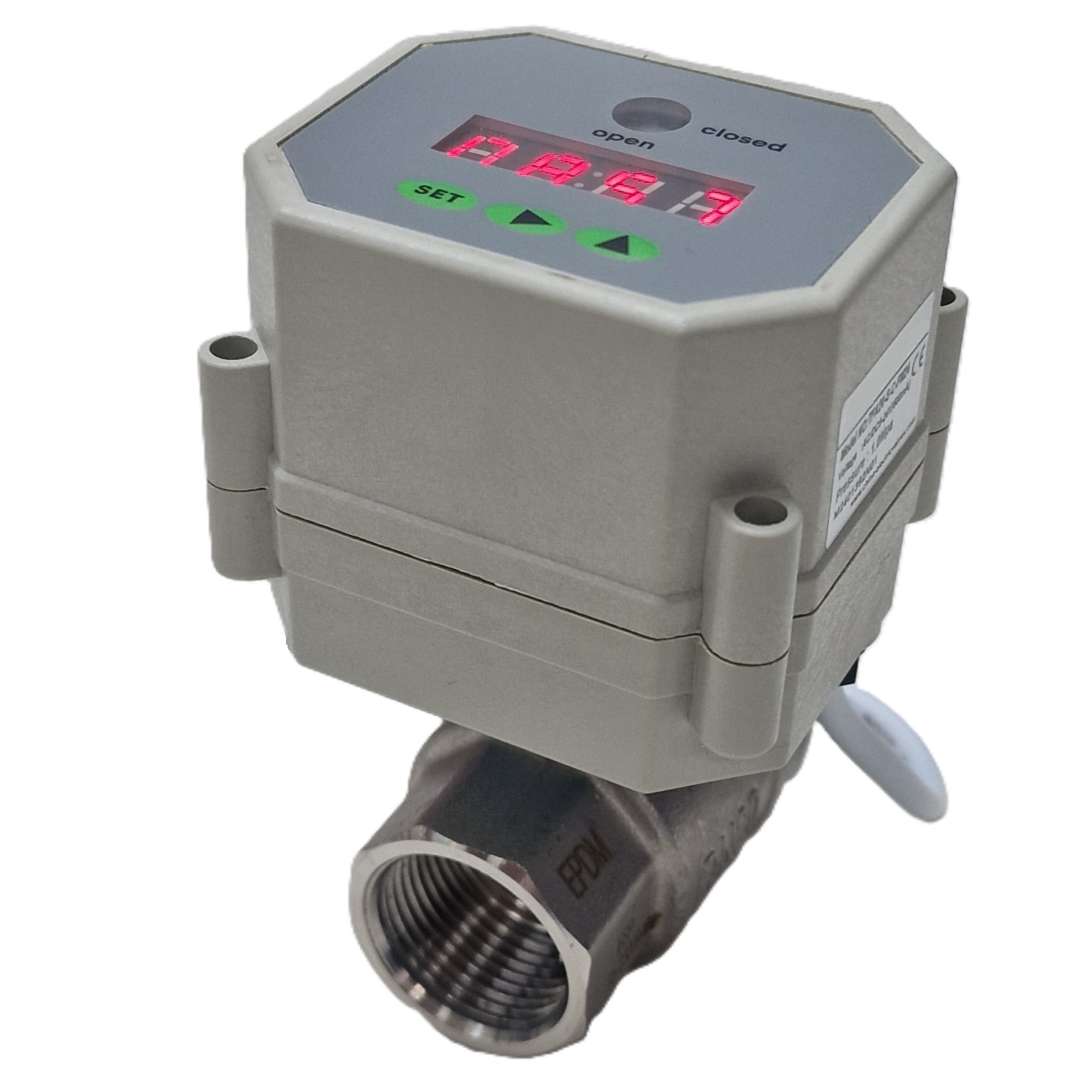 Timer controlled ball valves