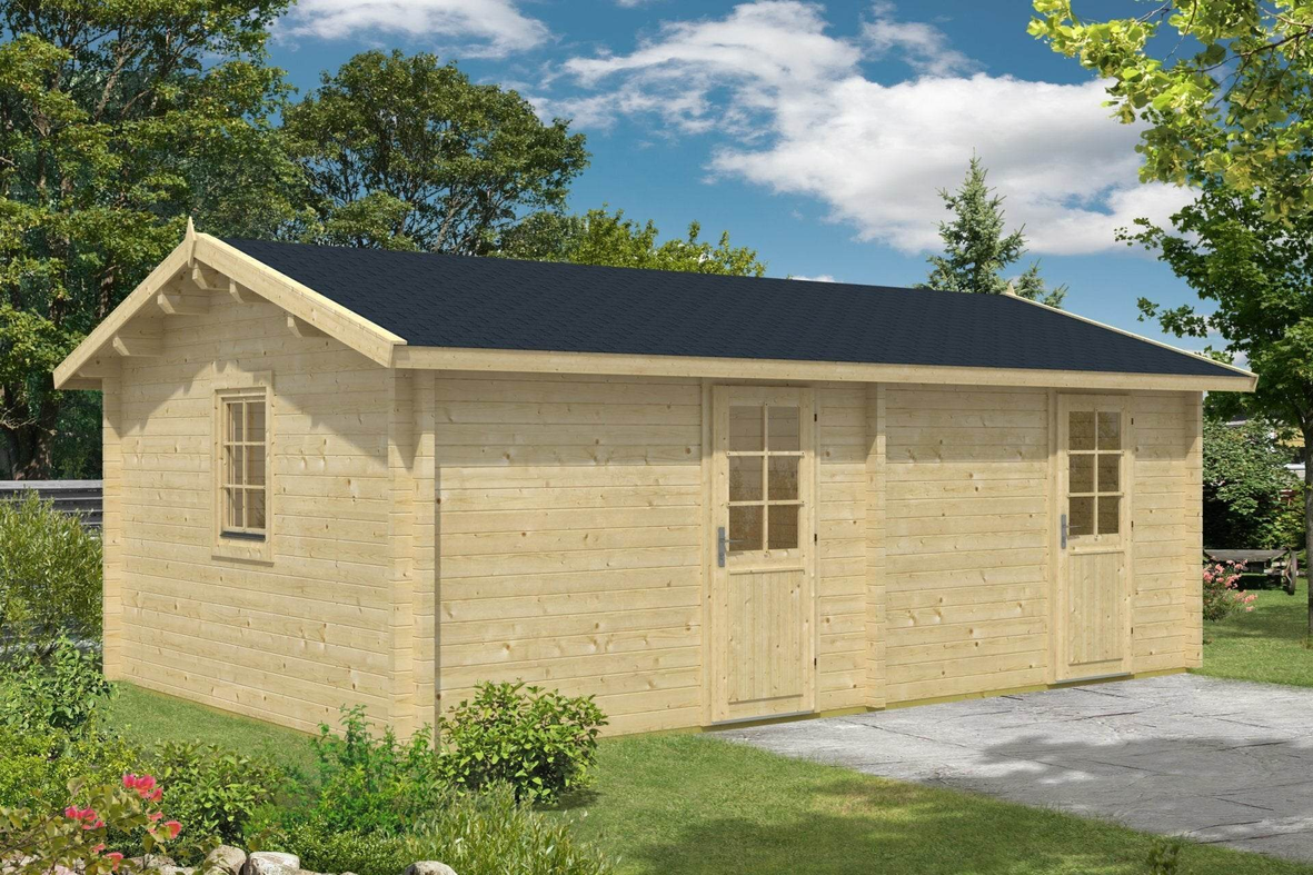 Commercial MIKKO 6.2x4.2m Log Cabin in Lincolnshire