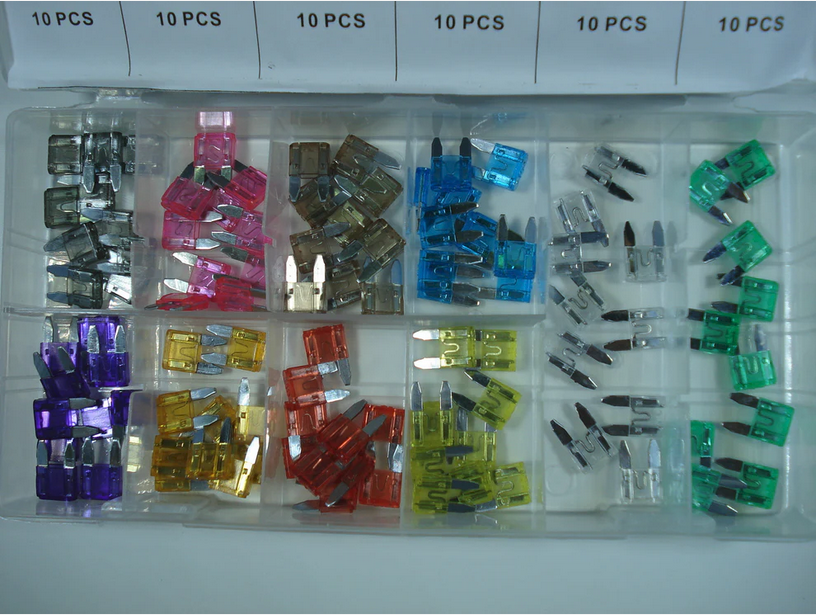 Automotive Mini Blade Fuse Set 100pc