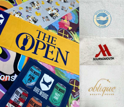Step into Spring/ Summer with custom branded towels!