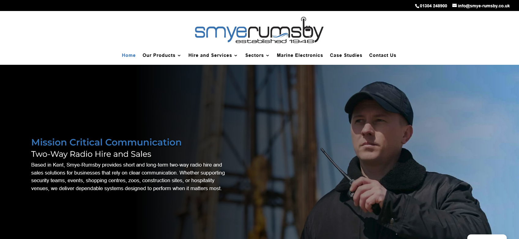 Smye-Rumsby Ltd Website Screenshot 001