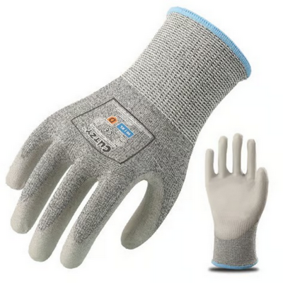 Cutzy - Cut Resistant Level D - Safety Grey Gloves