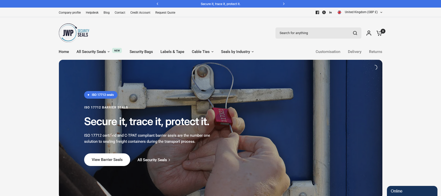 JW Products Website Screenshot 001