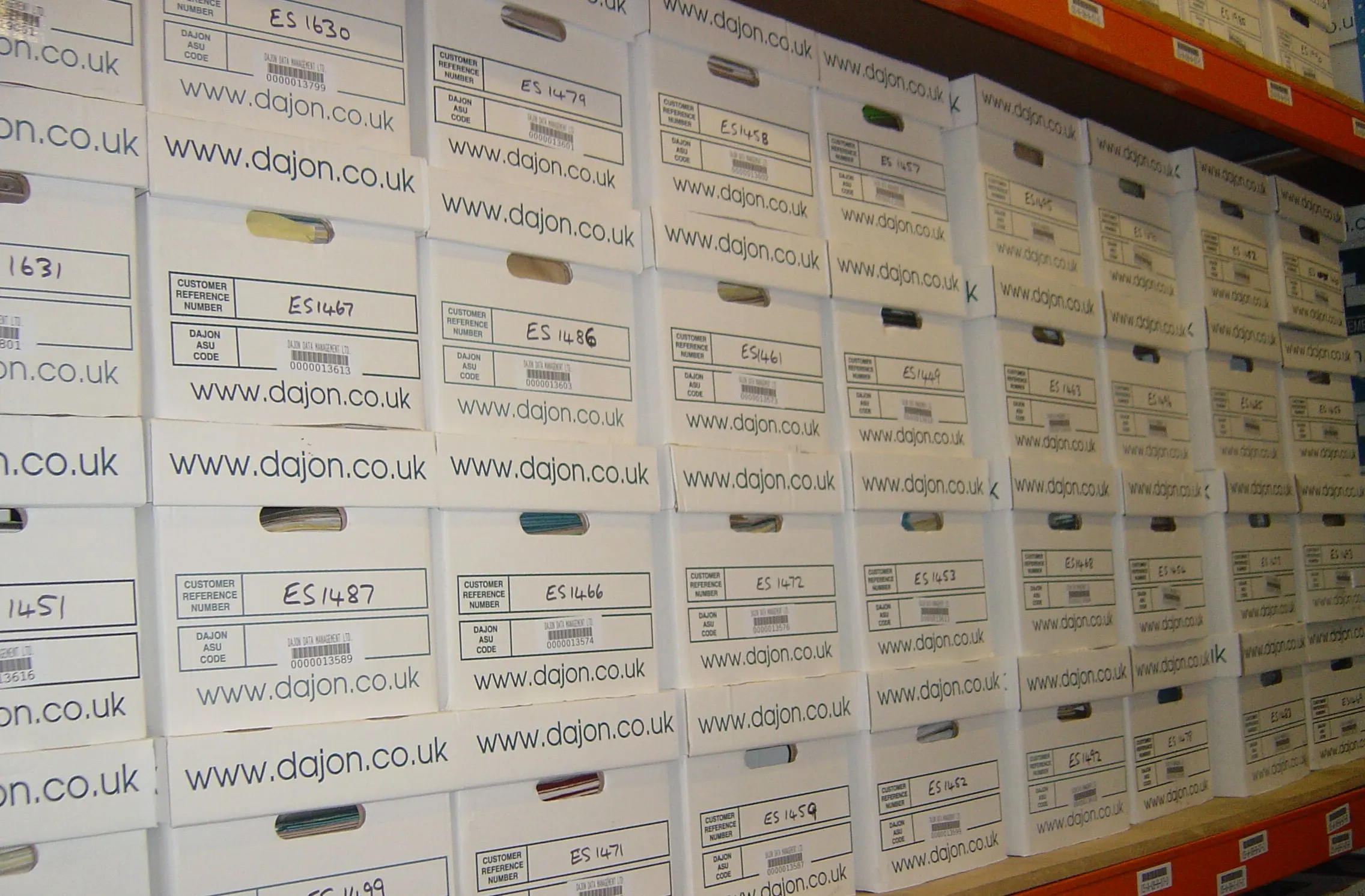 Dajon Data Management document storage warehouse