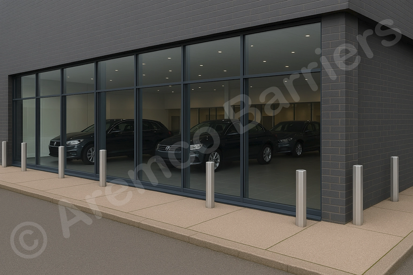 Hex Bollards – Heavy-Duty Steel Security Bollards | Aremco UK