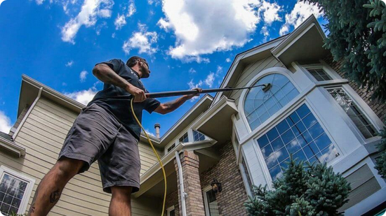 Water Fed Pole Window Cleaning