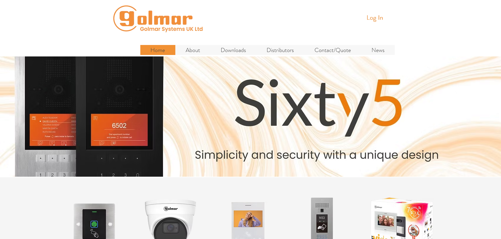 Golmar Systems Website Screenshot 001