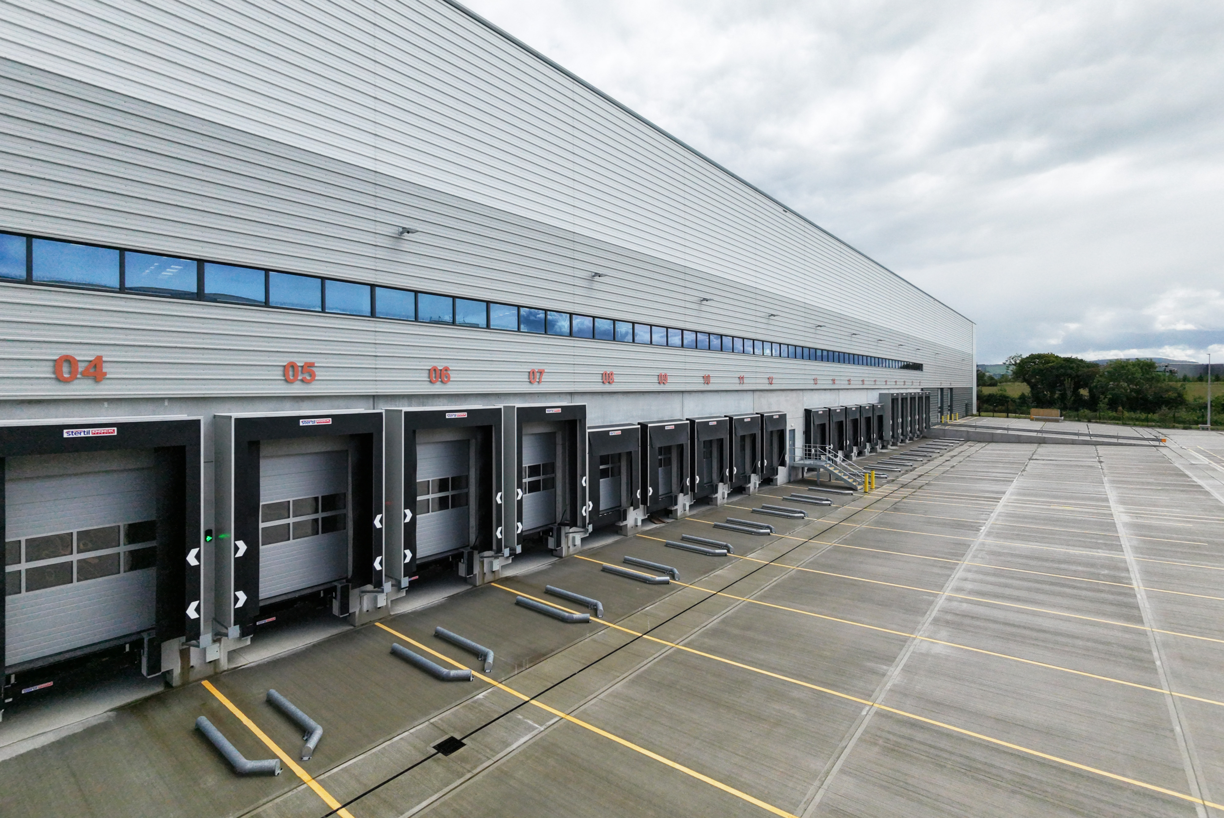 Stertil completes loading bay project at Mountpark Grange Castle West