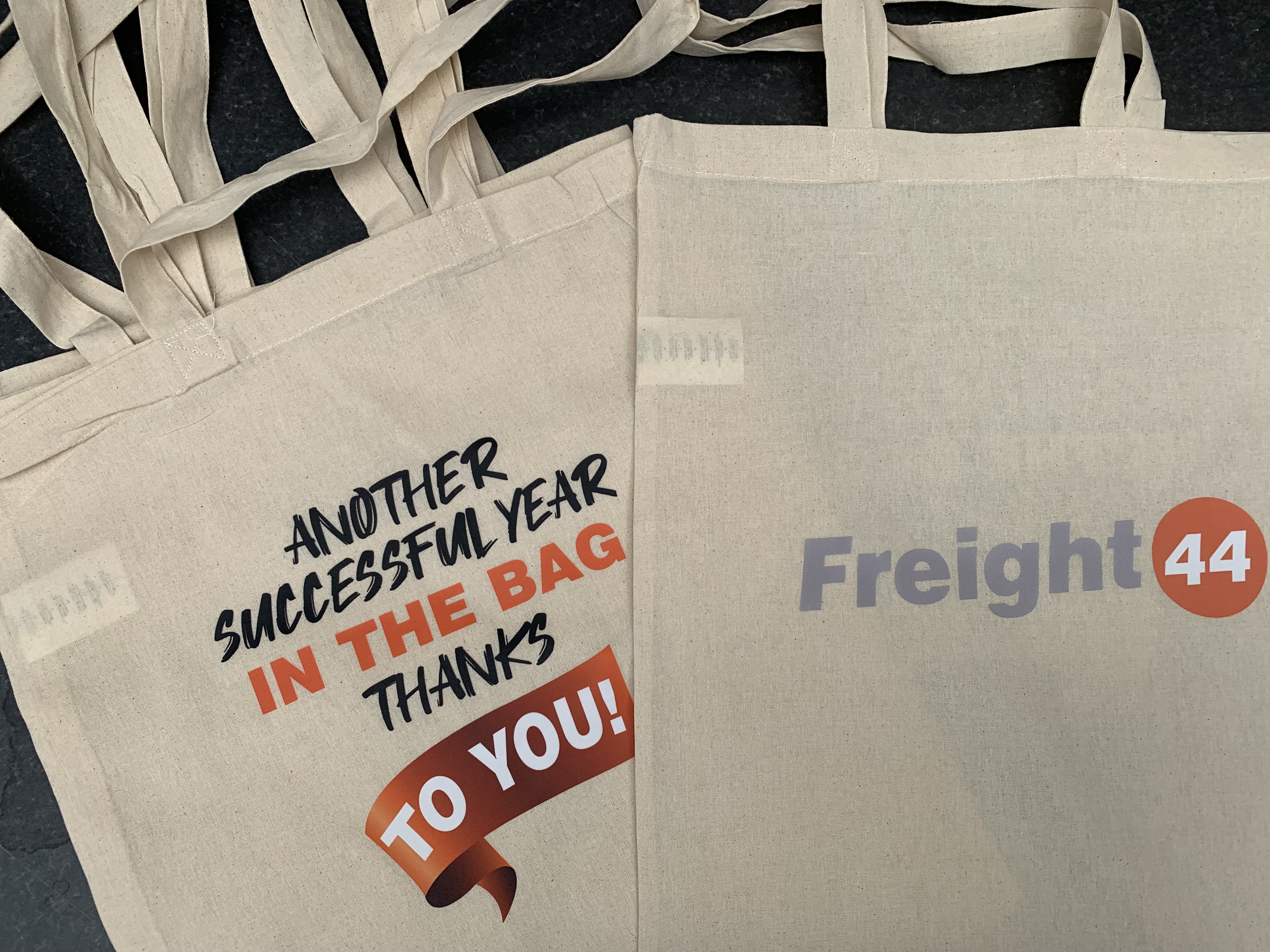 Printed tote bags