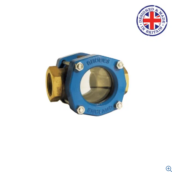 Rhodes 903 Sight Glass with Integral Spout