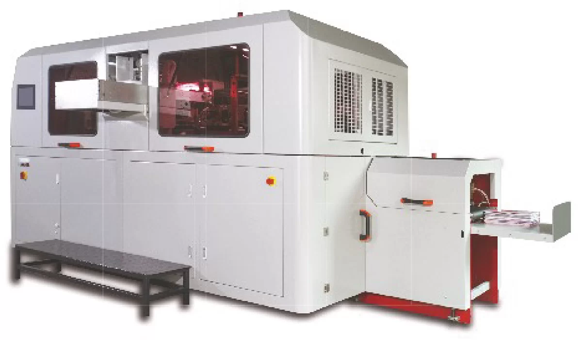 Automatic casing in machine for hardcover book production