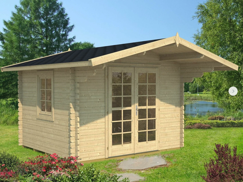 Commercial SANDRA-B 3.2x3.2m Log Cabin in Lincolnshire