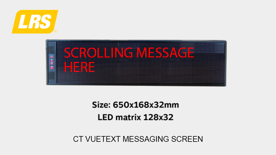 VueText CT Large Screen Display for Paging Systems