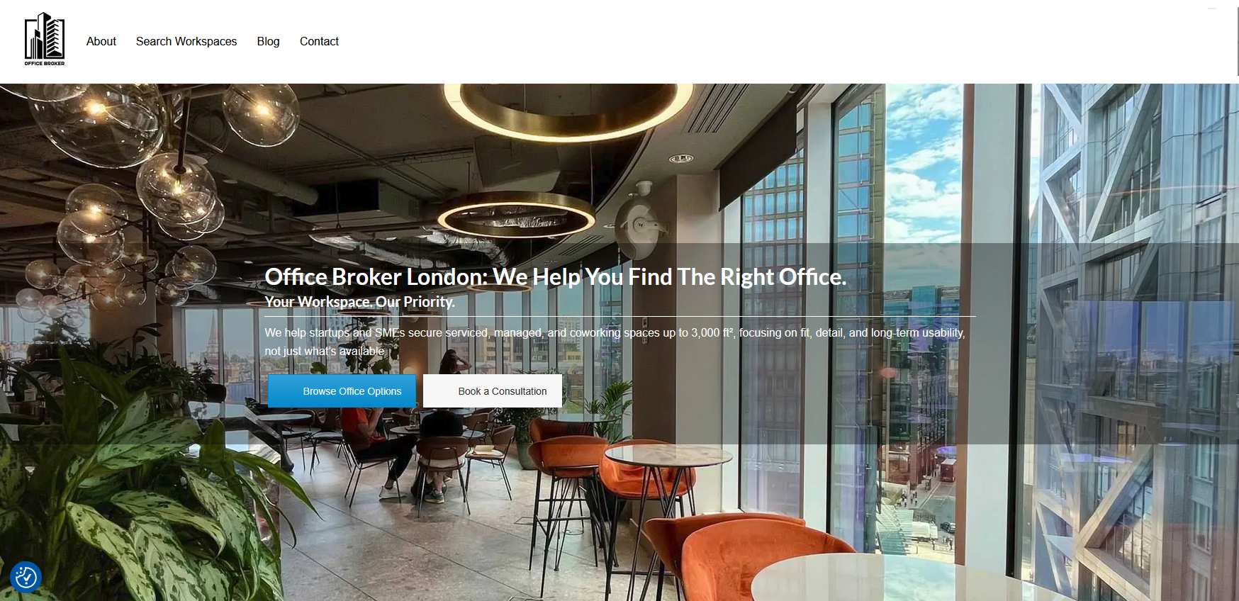 Officebroker.io Website Screenshot 001