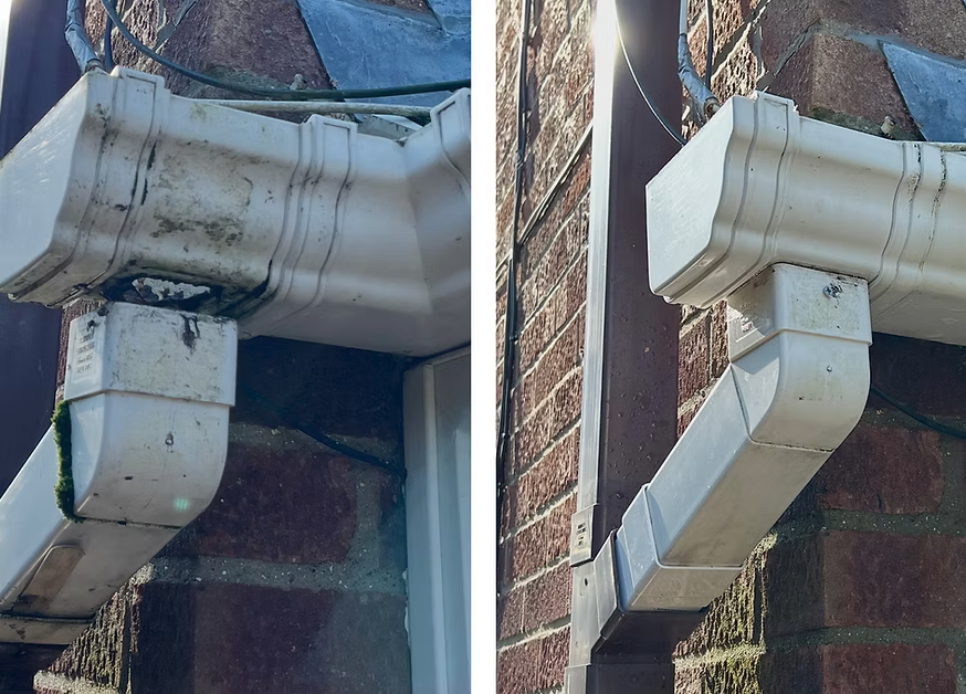 Professional Gutter Cleaning with Vacuum System UK