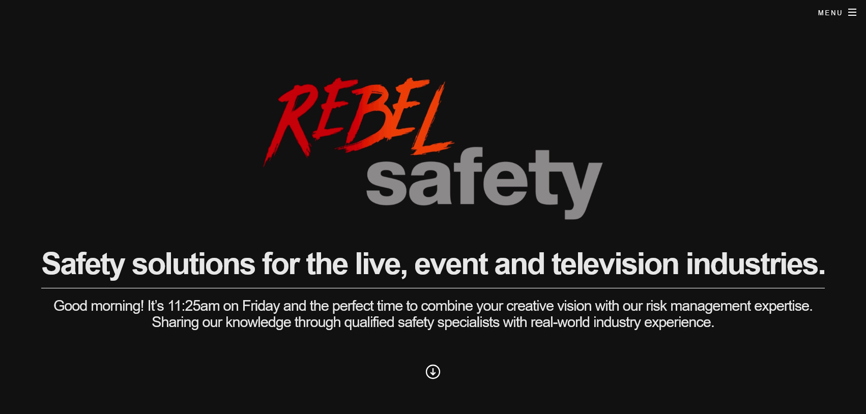Rebel Safety Website Screenshot 001
